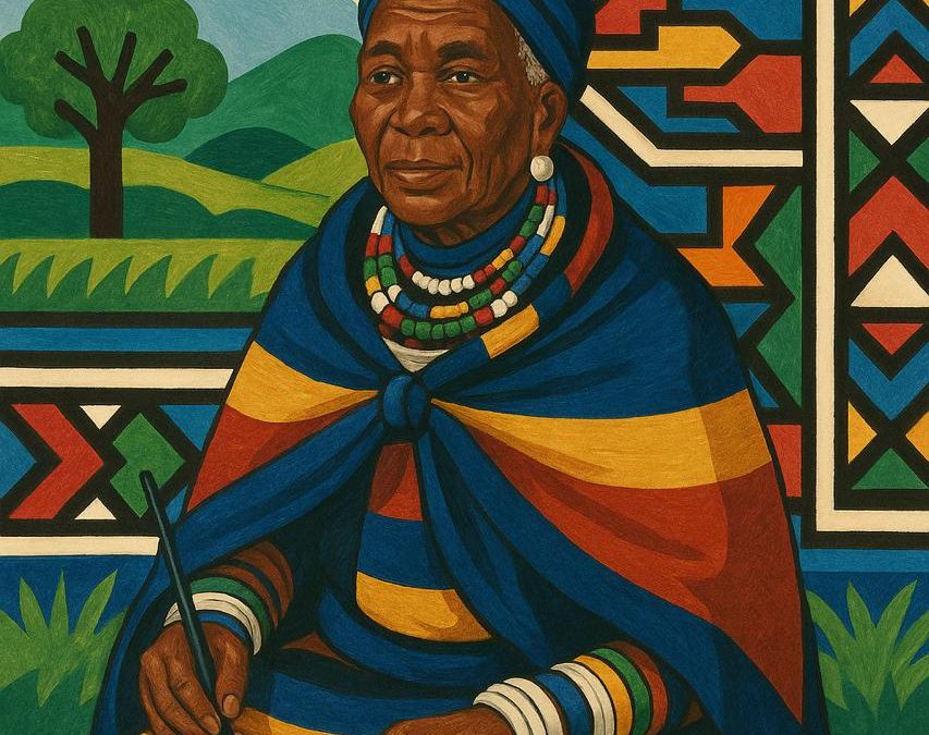 Biofilia y Arte: Esther Mahlangu y el Latido de la Tierra Viva